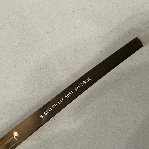 WearMe Pro (WMP) White and Gold Cat Eye Sunglasses - Picture 12 of 13